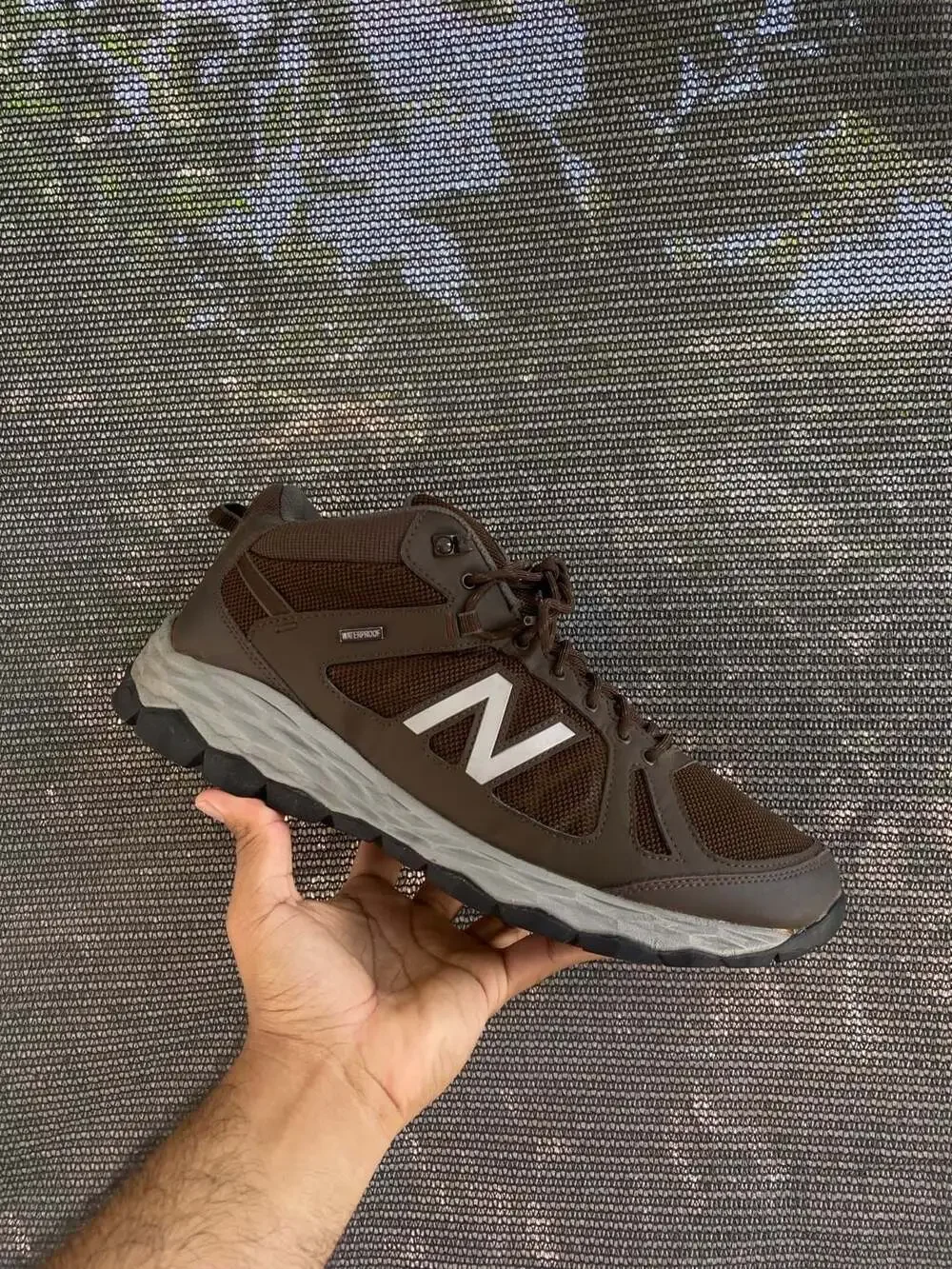 New Balance 1450 Waterproof Fresh Foam Hiking Shoes Brown